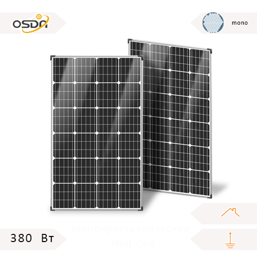 Солнечный модуль 380M ODA380-30-MH (Half-Cell) 