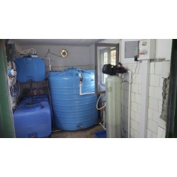 Установка системы хлорации воды для резервуара чистой воды. Санаторий "Форос"